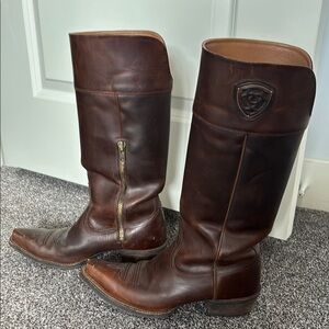 Ariat Women’s Brown Leather Riding Boots